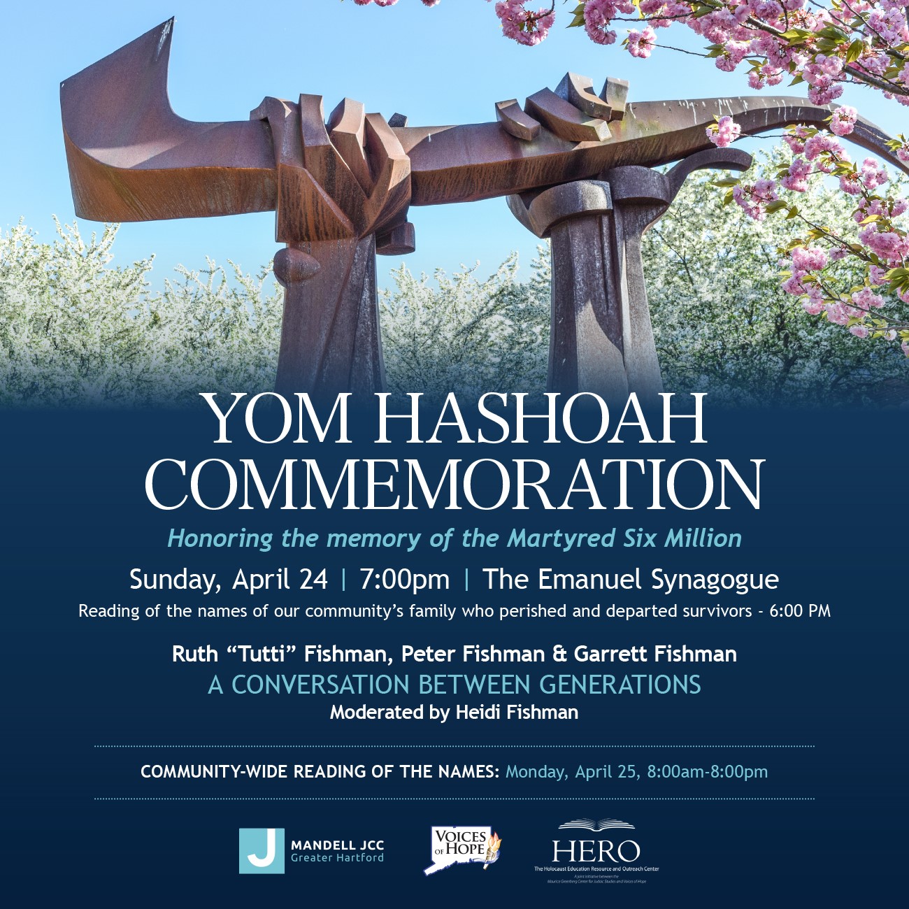 Live and Virtual Yom Hashoah Commemoration Planned for Sunday WeHa