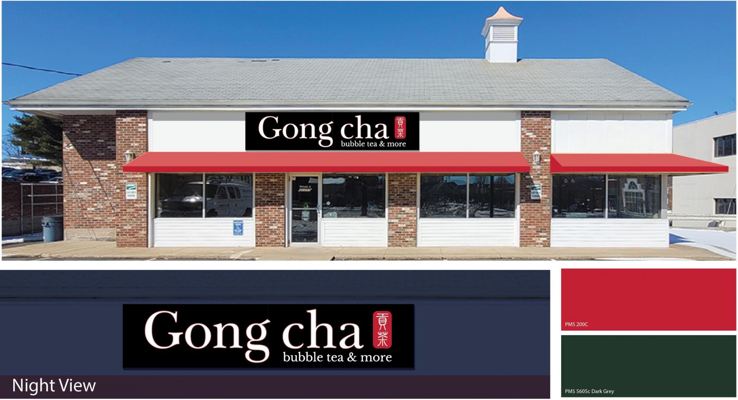 rendering gong cha signage We Ha West Hartford News