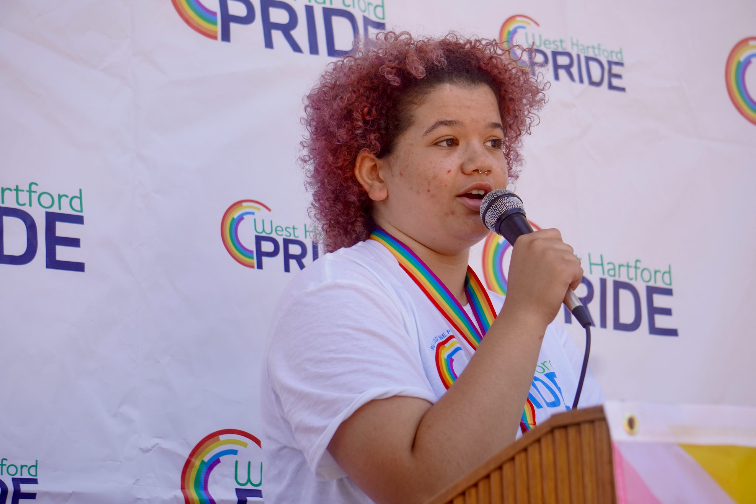 Rally Before Pride Celebration in West Hartford Calls for Action to