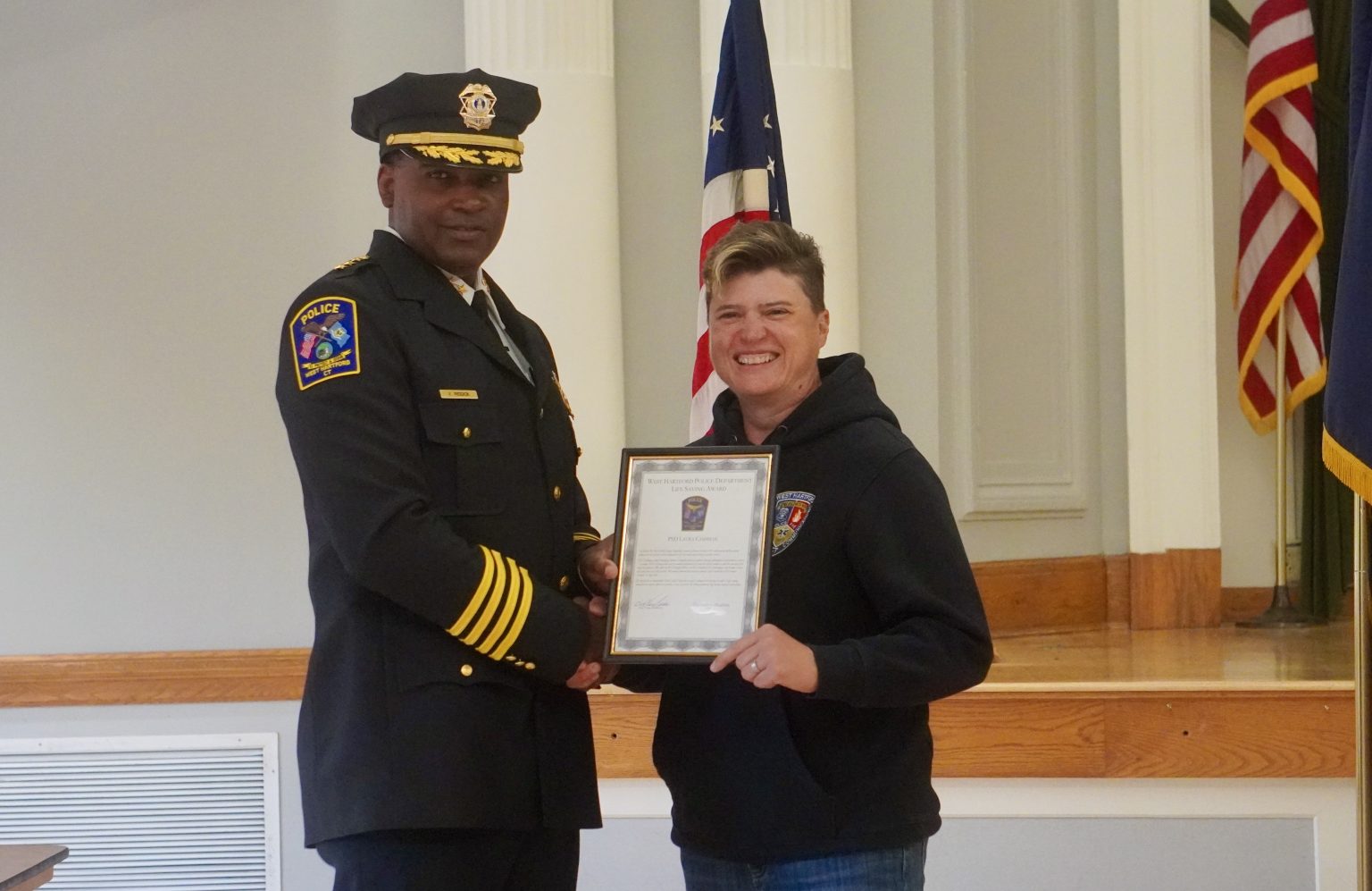 West Hartford Police Department Honors Citizens And Officers For