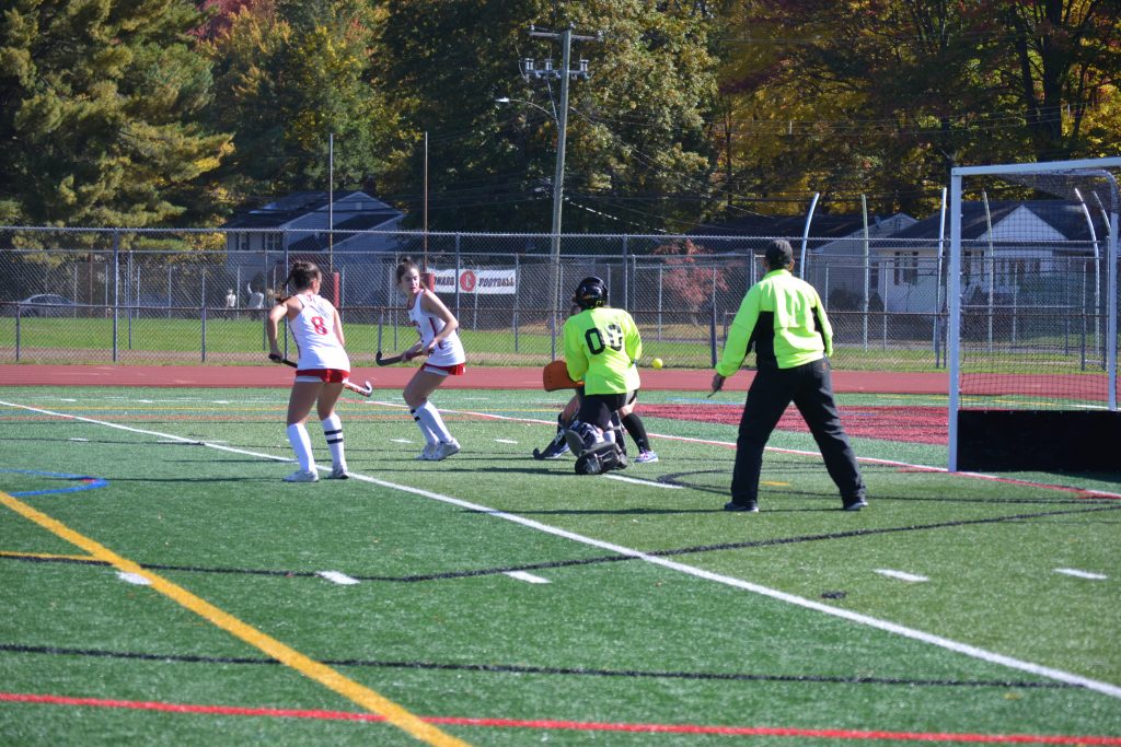 Goalie Lily Grose Makes The Save In Overtime in Conards 1 1 Tie With Cheshire