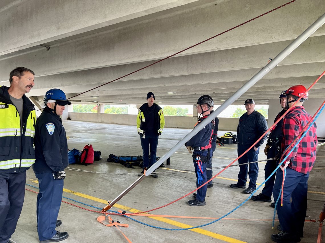 West Hartford Firefighters 'Learning the Ropes' During Rescue Training ...