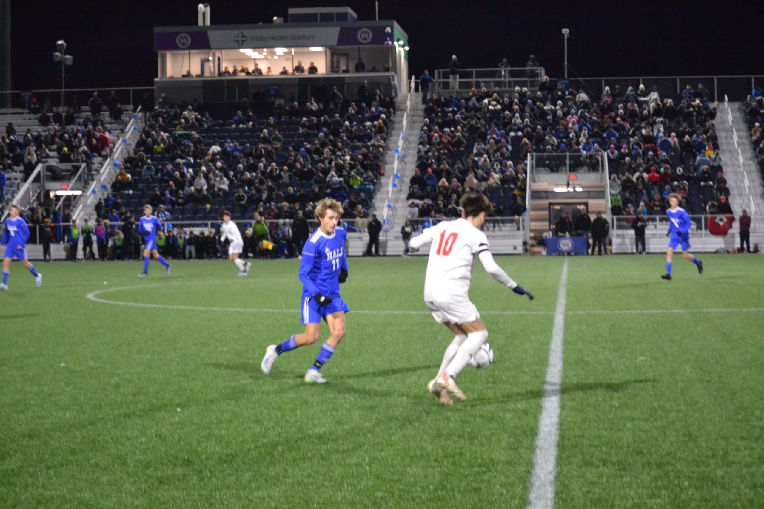 Jack DeLoreto (11) Scored Hall’s First Goal In The Class LL Final Vs Greenwich