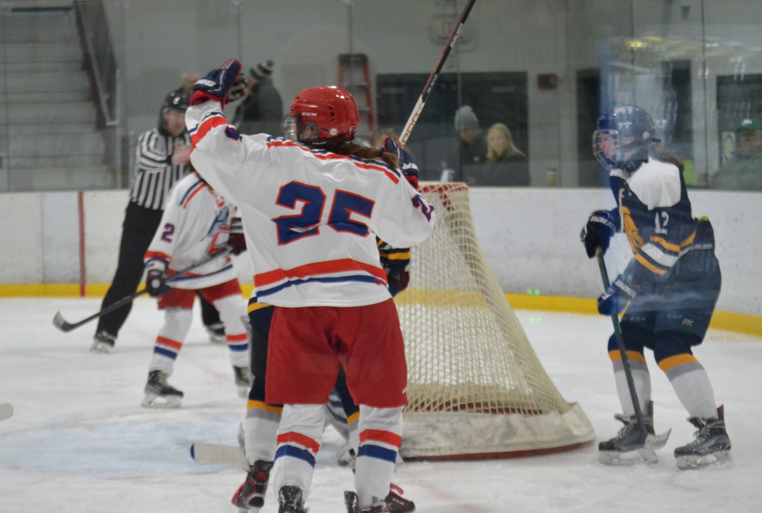 Quinn Bacon Celebrates Her Goal Against Simsbury