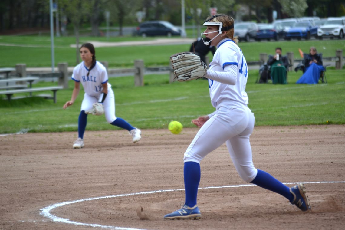 Hall Softball Gets First Win of the Season - We-Ha | West Hartford News