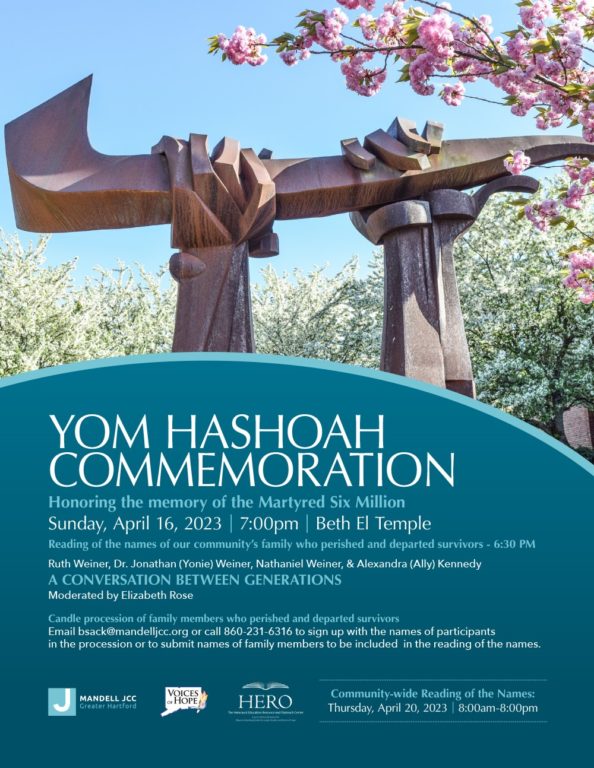 Yom HaShoah: Holocaust Remembrance Day Planned For Beth El Temple In ...