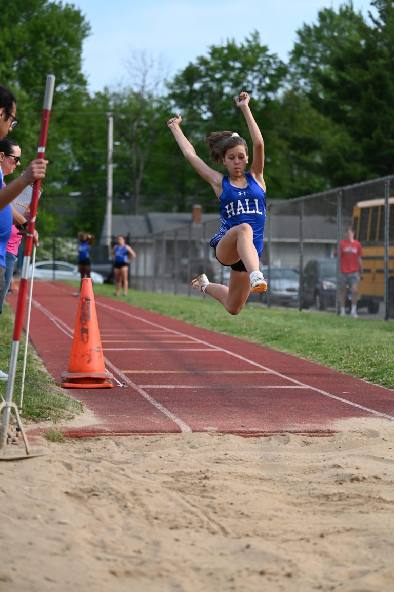 Crosstown Rivalry Leads to Great Performances for Hall and Conard Track and Field WeHa West