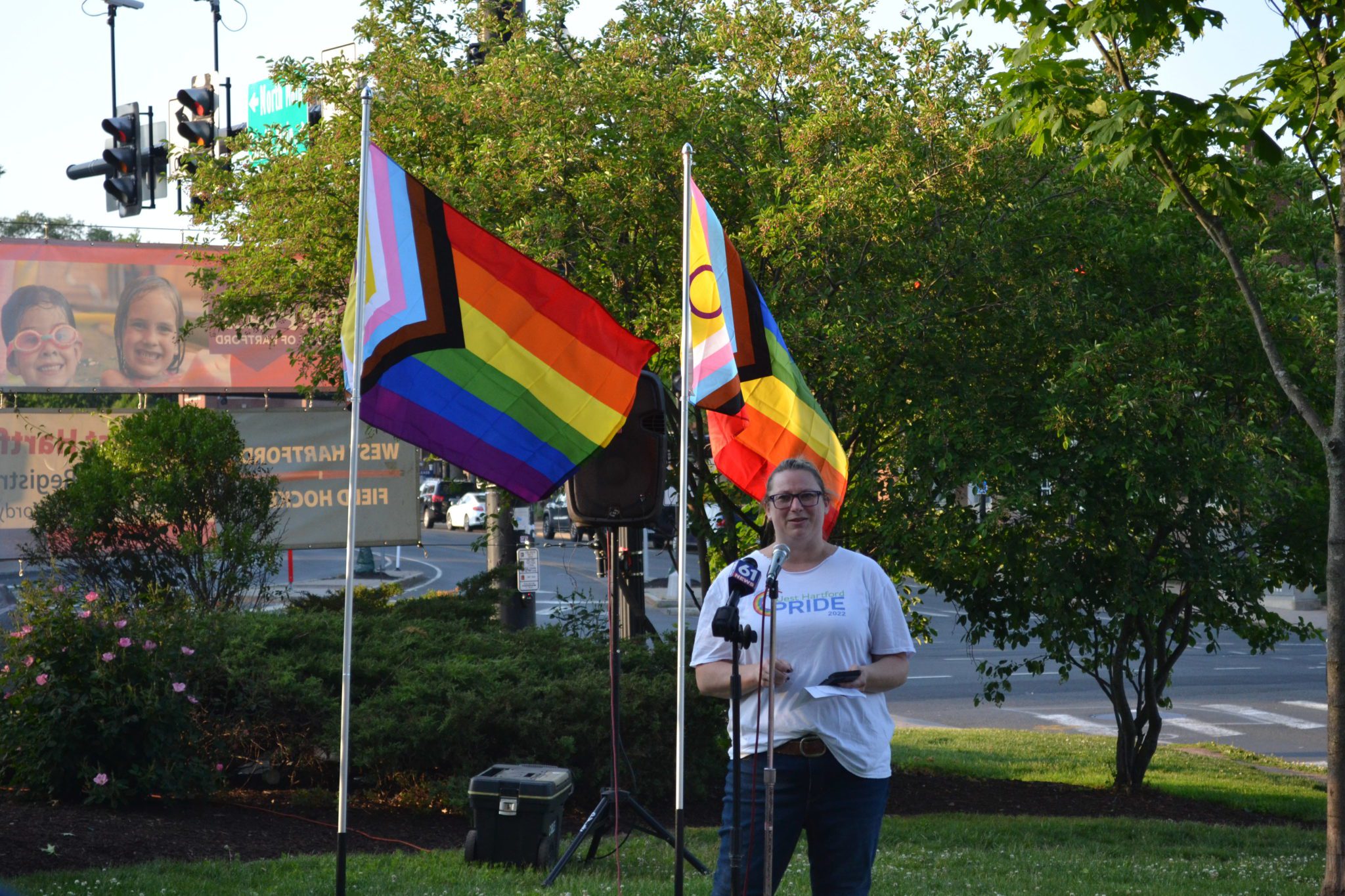 'Pride Is Power' West Hartford Raises Pride Flag to Commence Pride