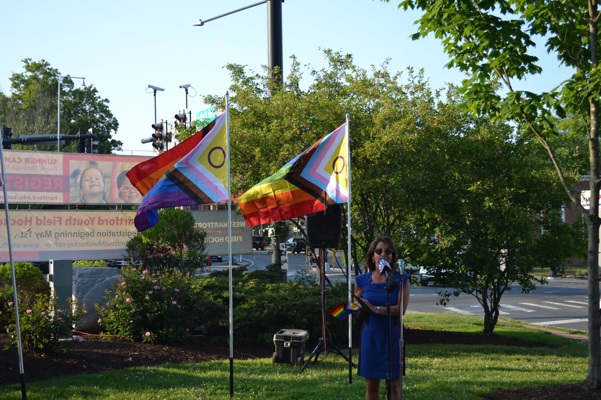 'Pride Is Power' West Hartford Raises Pride Flag to Commence Pride