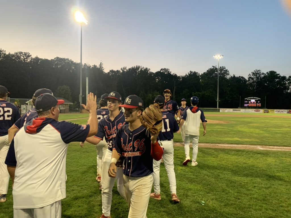 West Hartford Post 96 One Win Away from State American Legion Baseball Title