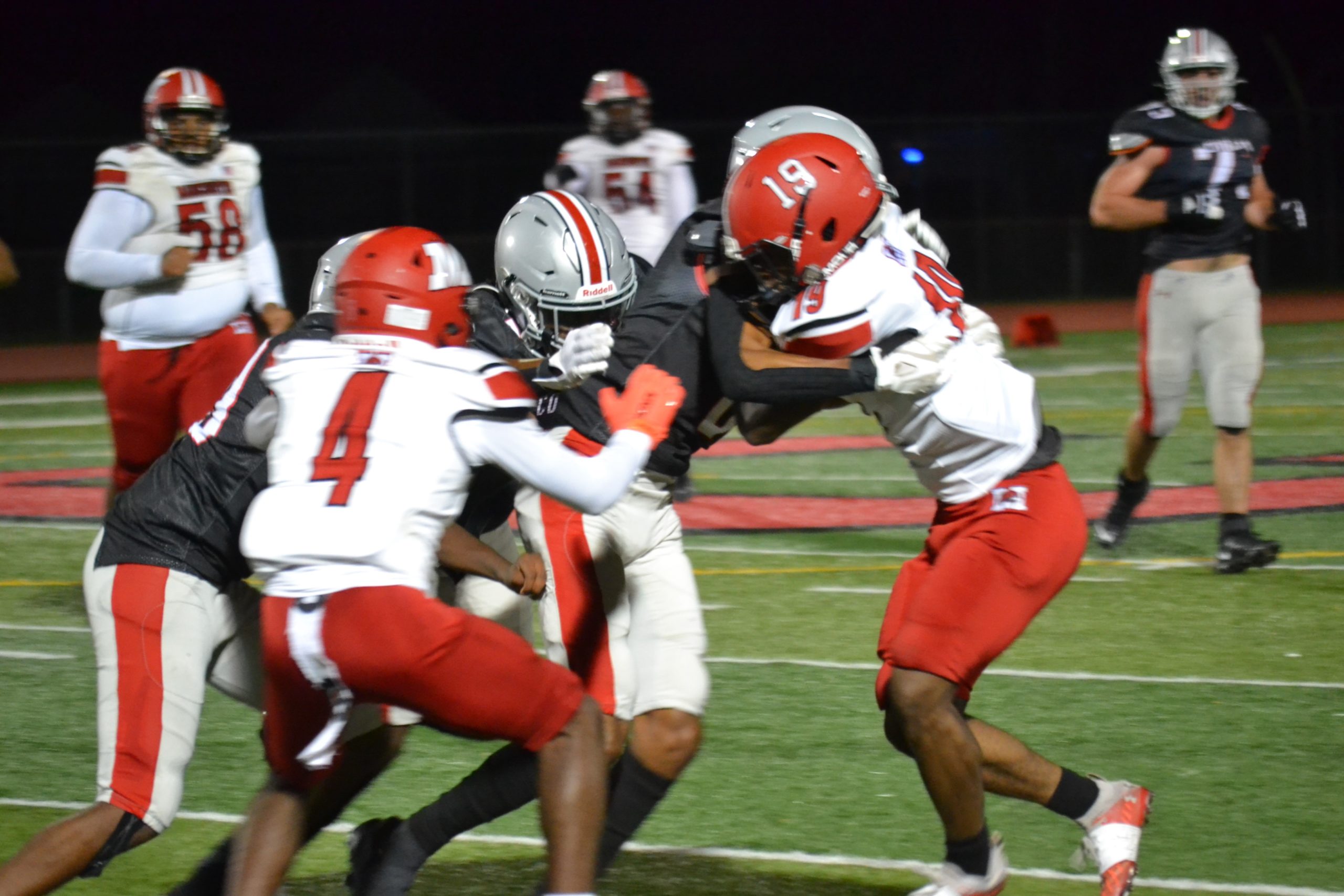 Manchester used a dominating running game to take down Conard 37-21