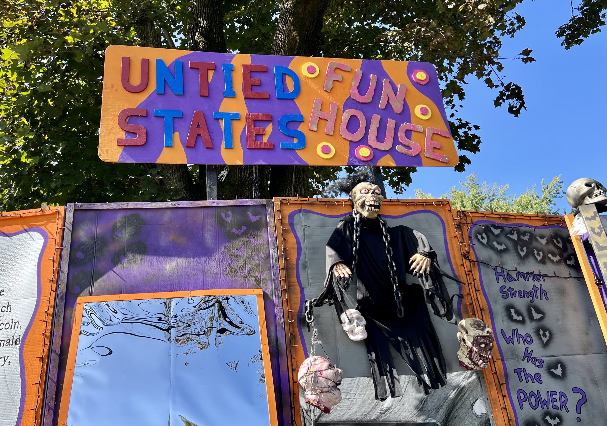 halloween house fun house sign - We-Ha | West Hartford News