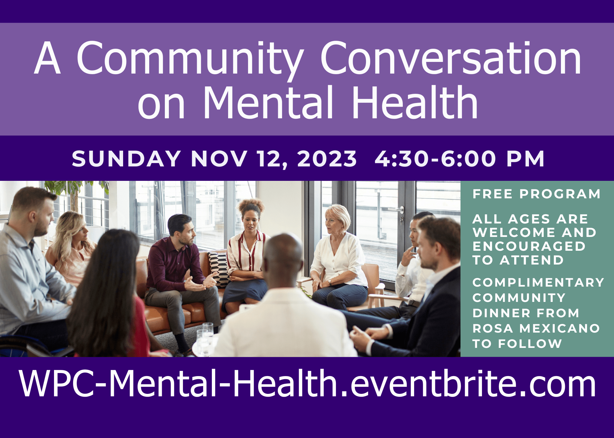 Community Conversation on Mental Health – 7×5