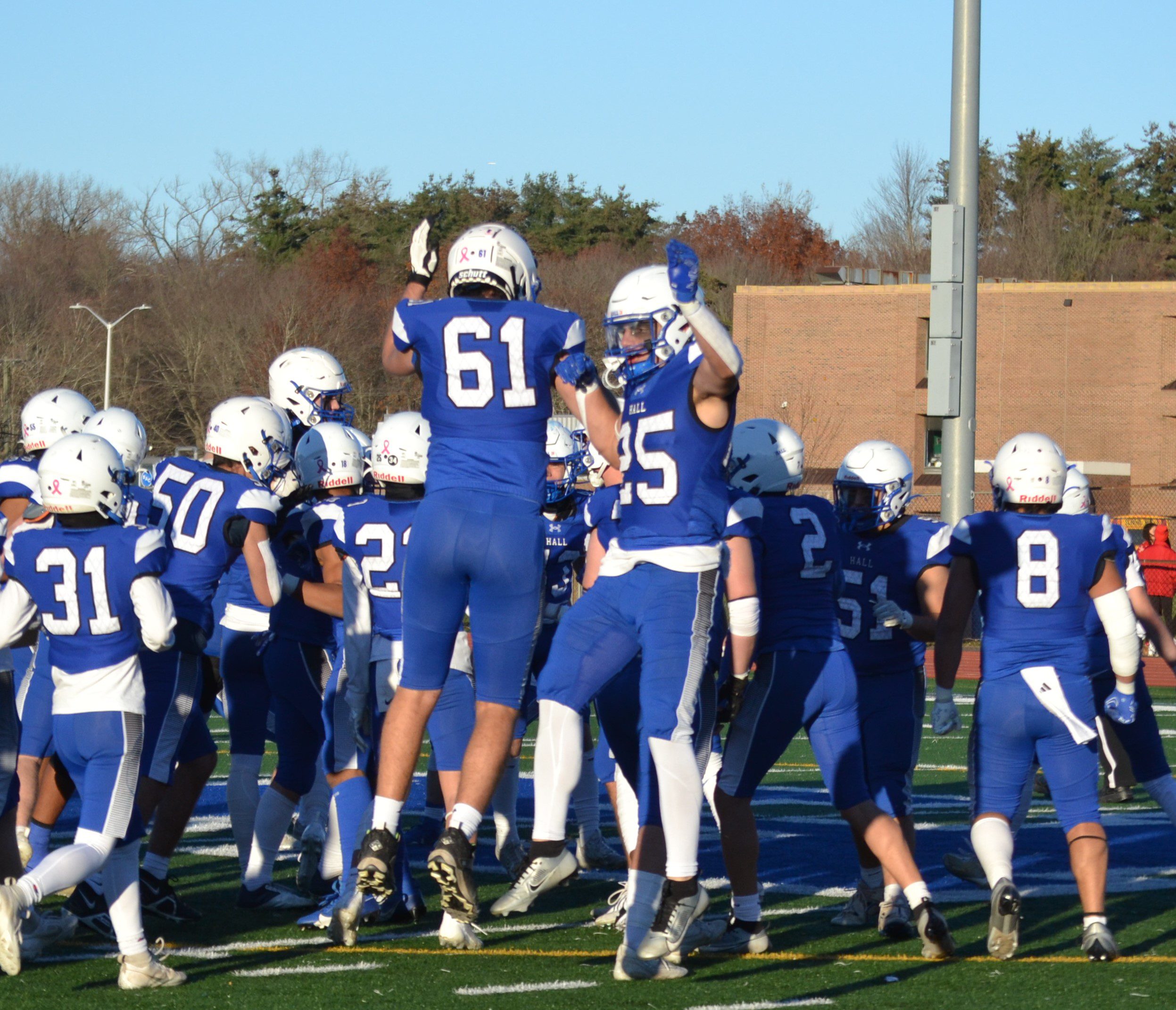 Hall Makes It A 3 Peat With Mayor s Cup Win Over Conard Football We 