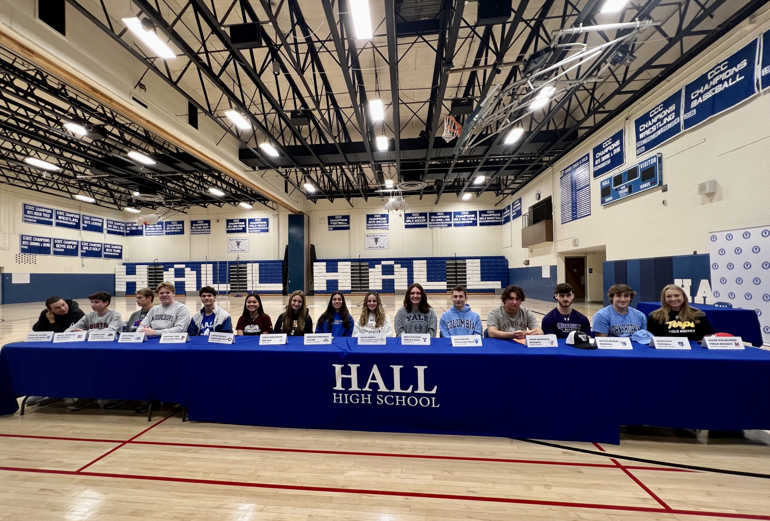 hall college athlete commitment nov 2023