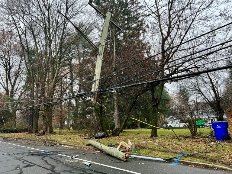 Utility Pole Severed in South Main Street Crash