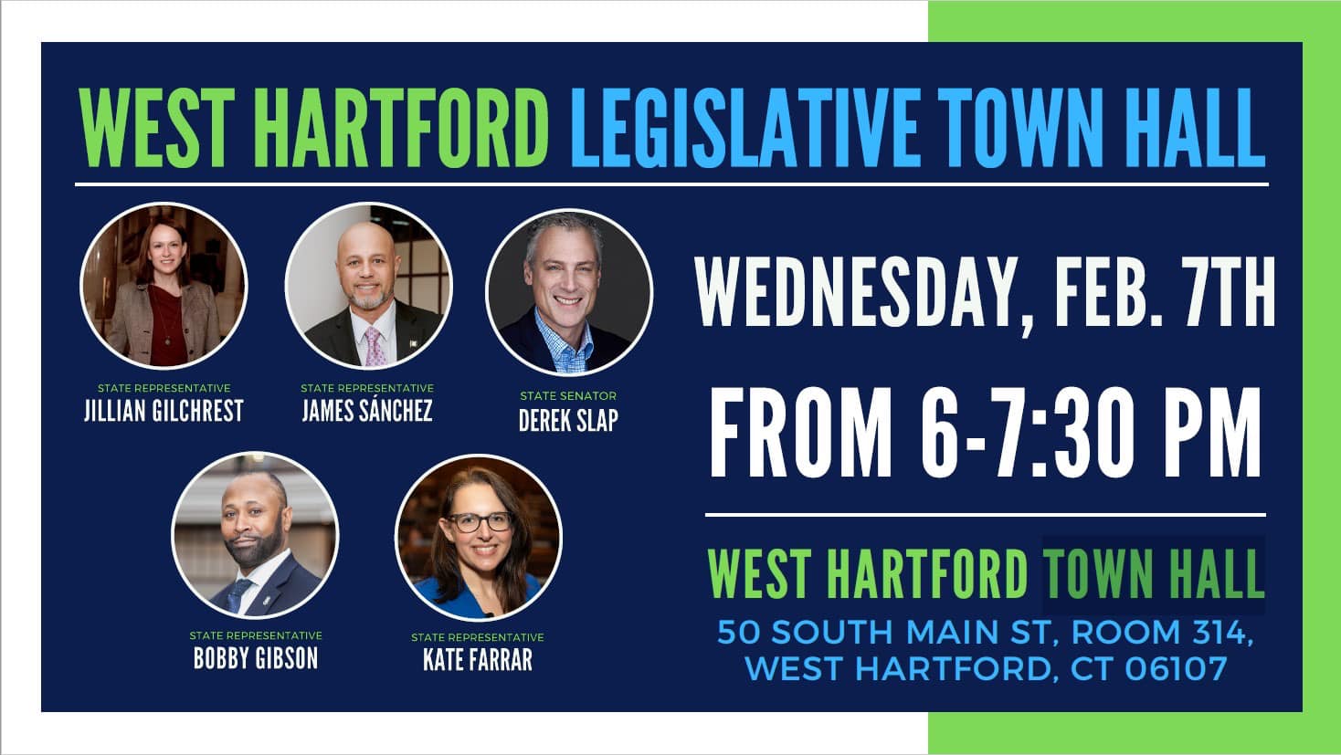 West Hartford Legislative Delegation to Host Forum at Town Hall - We-Ha ...