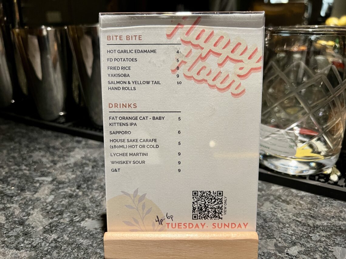 wabi sabi happy hour WeHa West Hartford News