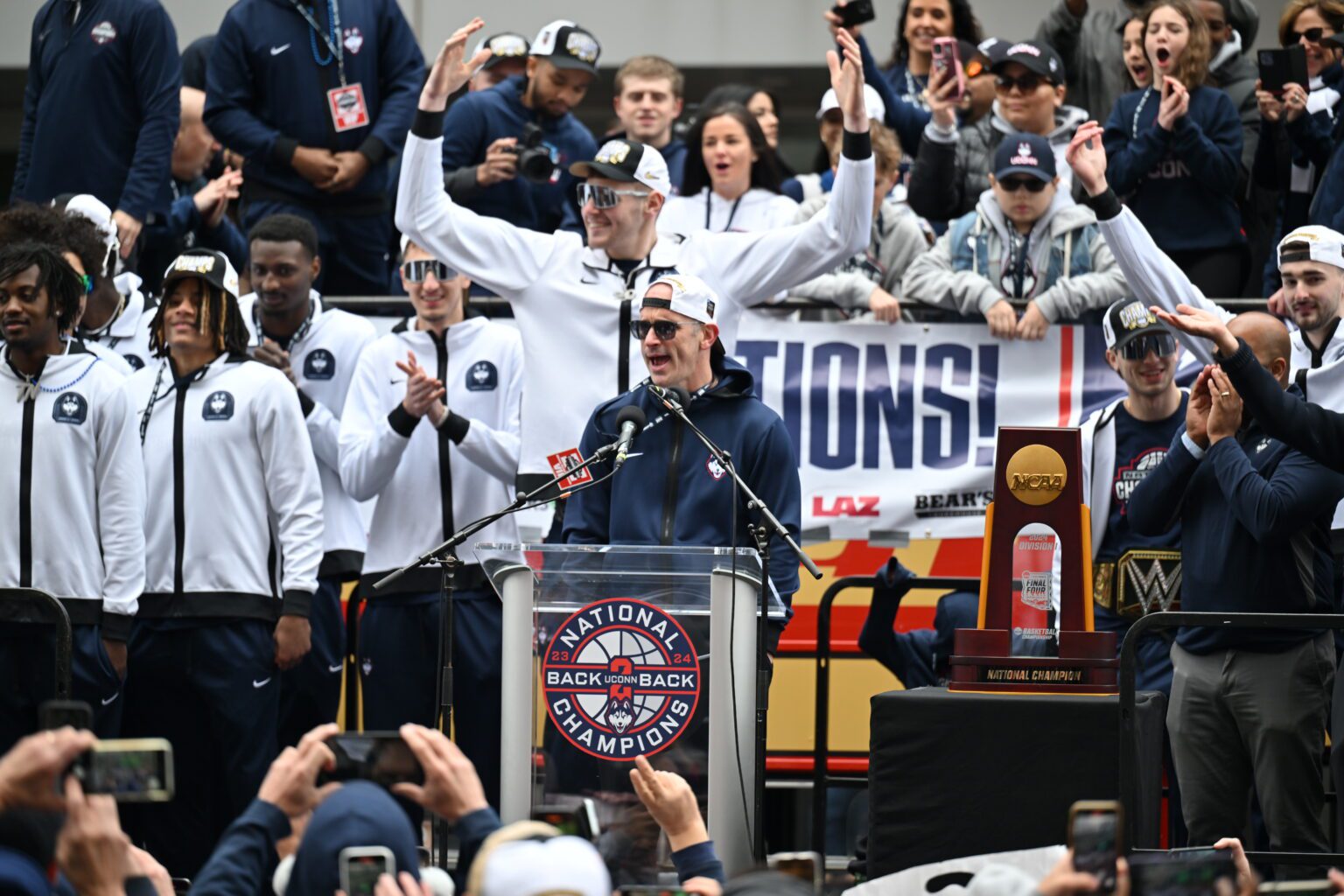 Scenes from UConn Championship Parade and Rally - We-Ha | West Hartford ...