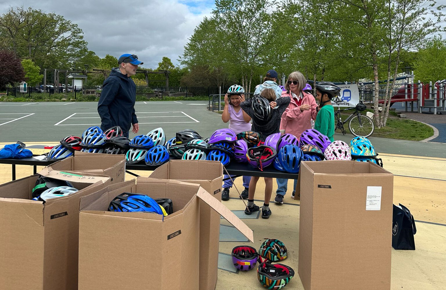 Students Receive New Helmets, Learn about Bike Safety with Bike West ...