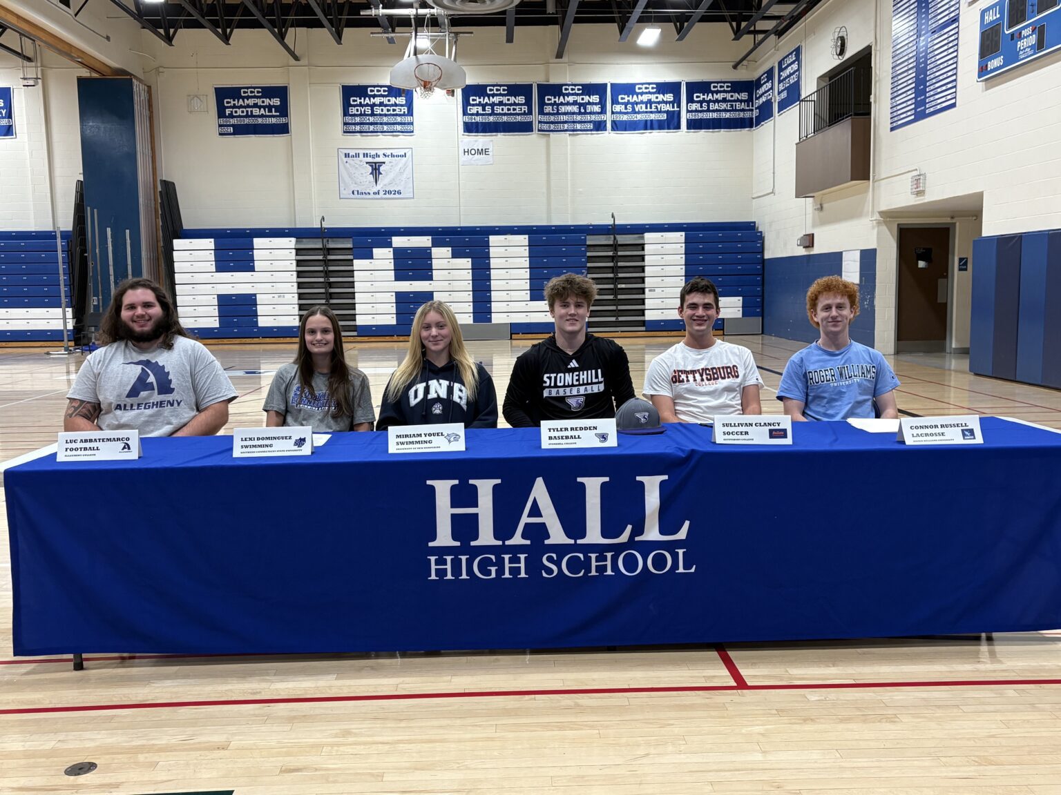 Hall Seniors Commit to College Sports - We-Ha | West Hartford News