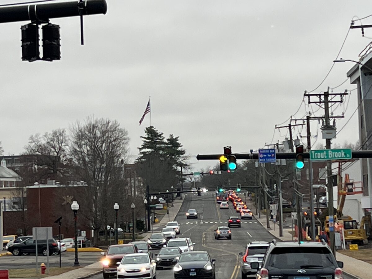 Town of West Hartford Installs Blue Light Parking Ban Notification